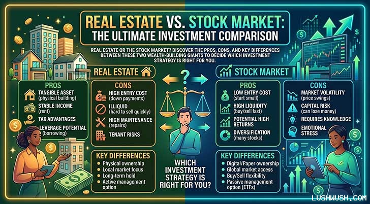Real Estate Vs. Stock Market: The Ultimate Investment Comparison