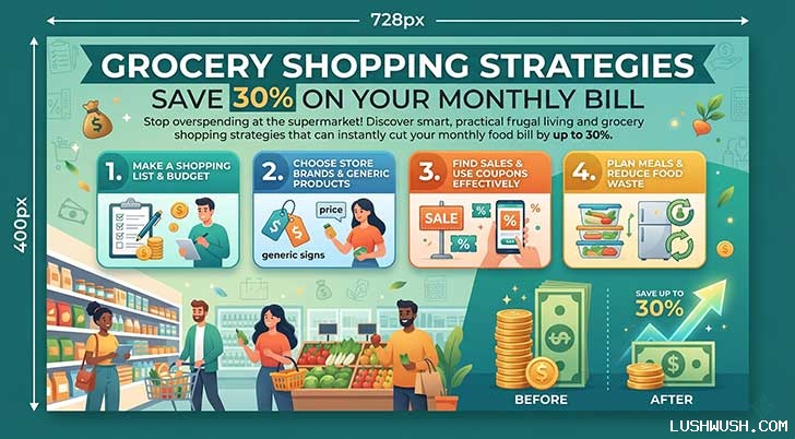 Grocery Shopping Strategies: Save 30 Percent On Your Monthly Bill