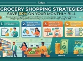 Grocery shopping strategies: save 30 percent on your monthly..