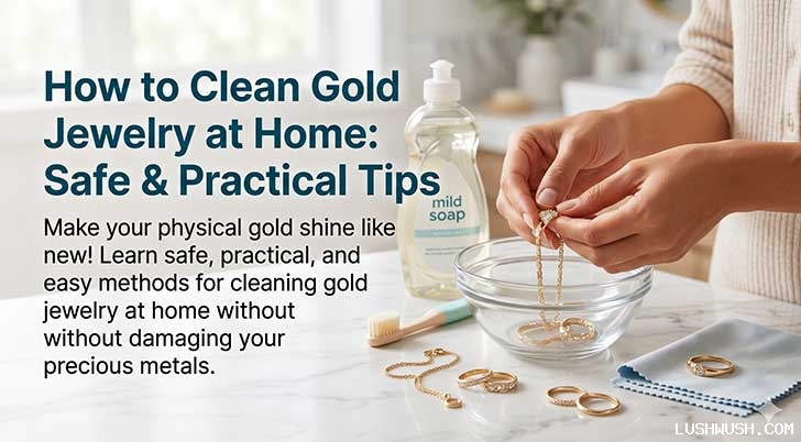 How To Clean Gold Jewelry At Home: Simple Methods That Actually Work
