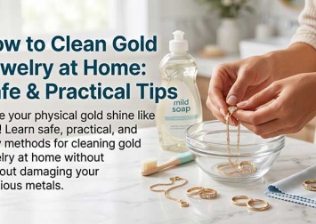 How to clean gold jewelry at home: safe & practical tips