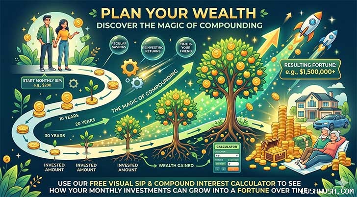 Visual Compound Interest And Sip Calculator: Plan Your Wealth