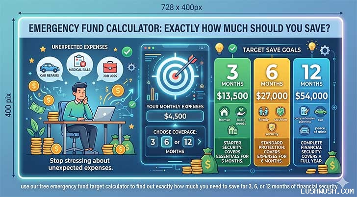 Emergency Fund Calculator: Exactly How Much Should You Save?