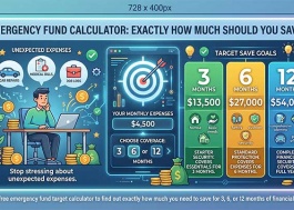 Emergency fund calculator: exactly how much should you save?