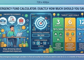 Emergency fund calculator: exactly how much sh..