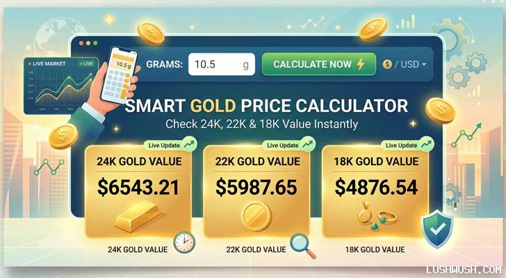 Smart Gold Price Calculator: Check 24k, 22k & 18k Value Instantly
