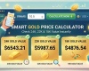 Smart gold price calculator: check 24k, 22k & 18k..