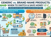 Generic vs. brand name products: when to switch to save mone..