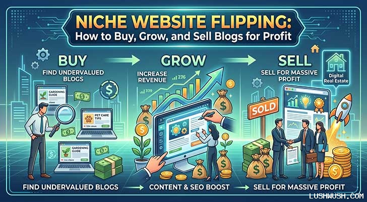 Niche Website Flipping: How To Buy, Grow, And Sell Blogs For Profit