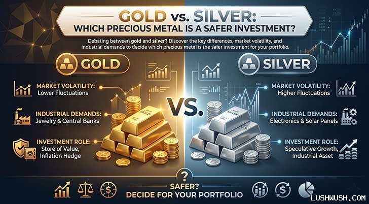 Gold Vs. Silver: Which Precious Metal Is A Safer Investment?