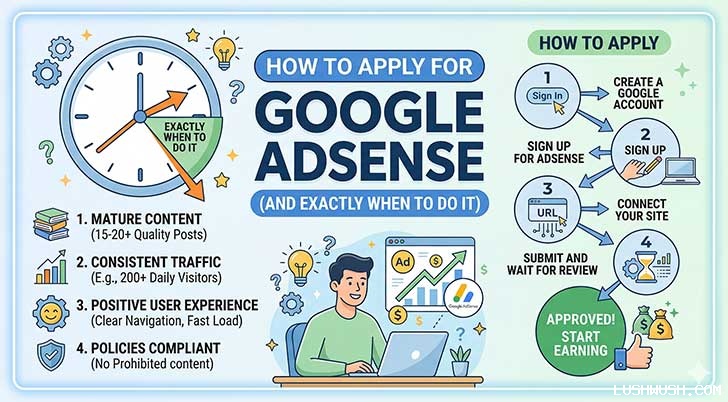 How To Apply For Google Adsense (and Exactly When To Do It)