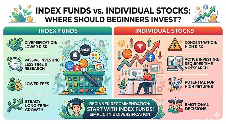 Index Funds Vs. Individual Stocks: Where Should Beginners Invest? (part 2)