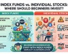Index funds vs. individual stocks: where should be..